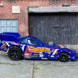 Loose Hot Wheels - Mustang Funny Car Dragster - Blue Hot Wheels