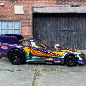 Loose Hot Wheels - Mustang Funny Car Dragster - Purple
