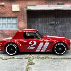Loose Hot Wheels - Nissan Fairlady 2000 - Dark Red and White