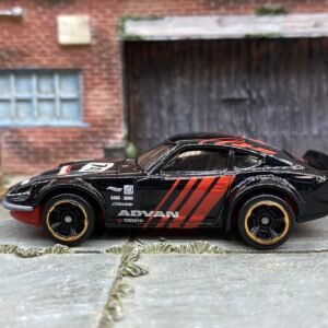 Loose Hot Wheels - Nissan Fairlady Z - Black and Red ADVAN