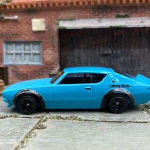 Loose Hot Wheels - Nissan Skyline 2000GT-R LBWK - Blue and Black