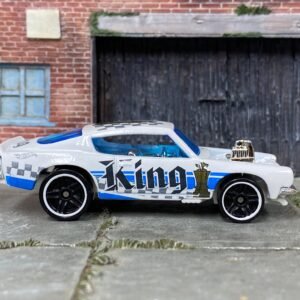 Loose Hot Wheels - Plymouth Barracuda - White Chess King