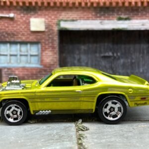 Loose Hot Wheels Plymouth Duster Dressed in Neon Green