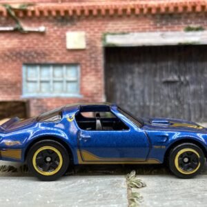 Loose Hot Wheels - Pontiac Firebird "Hot Bird" - Blue and Gold