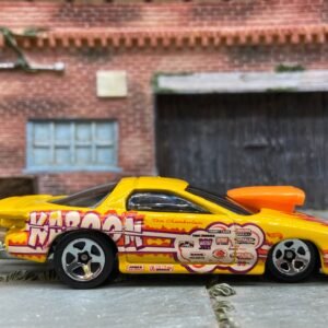 Loose Hot Wheels - Pro Stock Pontiac Firebird - Yellow and Orange Kaboom Livery