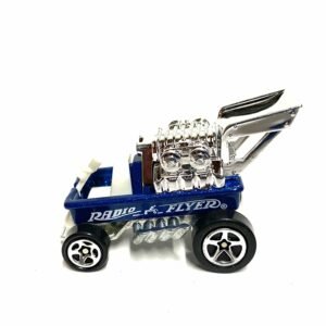 Loose Hot Wheels - Radio Flyer Wagon - Blue