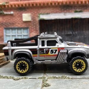 Loose Hot Wheels - Rally Baja Crawler Off Road Truck - Silver, Black and Orange 57