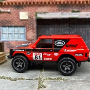 Loose Hot Wheels - Range Rover Classic - Red 81 Off Road
