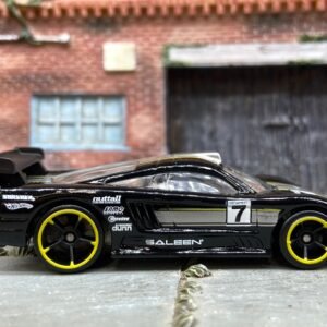 Loose Hot Wheels Saleen S7 Dressed in Black and Sliver
