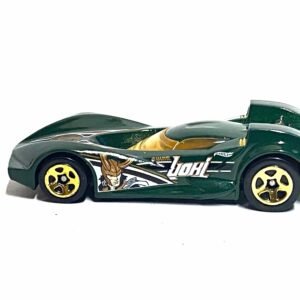 Loose Hot Wheels - Scoup Di Fuego Race Car - Green and Gold