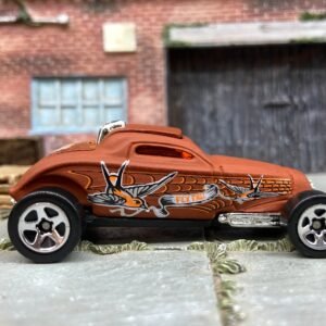 Loose Hot Wheels Soo Fast Deuce Roadster Hot Rod Dressed in Red Primer