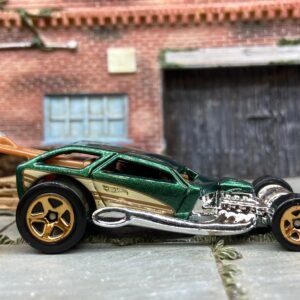 Loose Hot Wheels Surf Crate Hot Rod Dressed in Green Woody Graphics