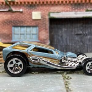 Loose Hot Wheels - Surf Crate Hot Rod - Light Blue Woody Graphics