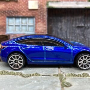 Loose Hot Wheels - Tesla Model 3 - Blue