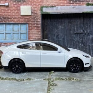 Loose Hot Wheels - Tesla Model Y - White
