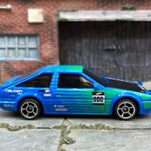 Loose Hot Wheels Toyota AE86 Sprinter Trueno - Falken Tired Green and Blue