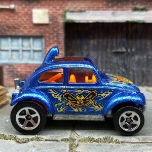 Loose Hot Wheels - Volkswagen VW Baja Bug - Blue and Orange