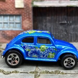 Loose Hot Wheels - Volkswagen VW Beetle Bug - Blue and Green
