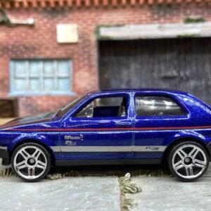 Loose Hot Wheels - VW Volkswagen Golf - Blue and Black