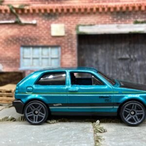 Loose Hot Wheels - VW Volkswagen Golf - Teal and Black