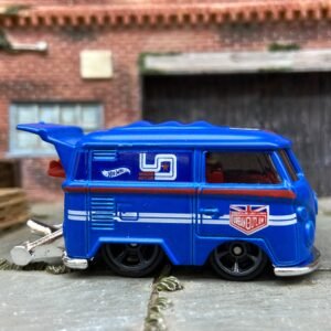Loose Hot Wheels: VW Volkswagen Kool Kombi Dressed in Urban Outlaw Blue Livery