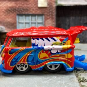 Loose Hot Wheels - VW Volkswagen Kool Kombi - Orange Waves