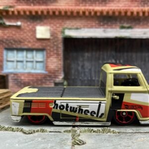 Loose Hot Wheels - VW Volkswagen T2 Pick Up - Tan, Red and Black