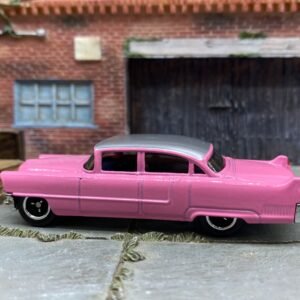 Loose Matchbox - 1955 Cadillac Fleetwood - Pink and Silver