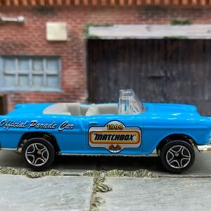Loose Matchbox - 1955 Chevy Bel Air Convertible - Light Blue Matchbox