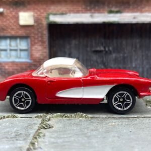 Loose Matchbox - 1957 Chevy Corvette - Red and White