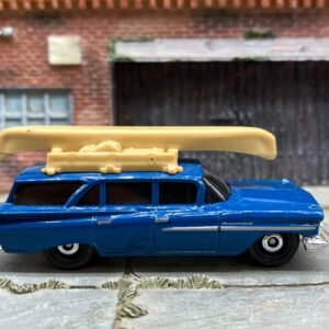 Loose Matchbox - 1959 Chevy Station Wagon - Blue with a Boat