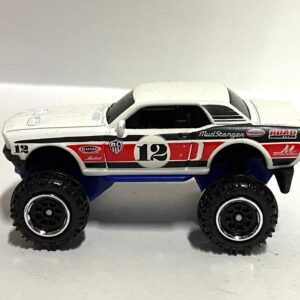 Loose Matchbox - 1968 Ford Mustang 4X4 Lifted Off Road - White, Red and Blue