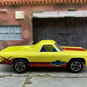 Loose Matchbox - 1970 Chevy El Camino - Yellow and Burgundy