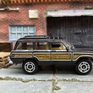 Loose Matchbox - 1989 Jeep Wagoneer - Dark Gray