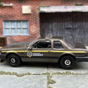 Loose Matchbox - 1993 Ford Mustang LX SSP Coupe - Brown and Black Boone County Sheriff