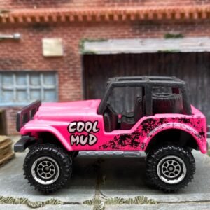 Loose Matchbox - Jeep CJ-7 4X4 - Pink Cool Mud
