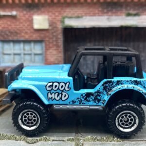 Loose Matchbox - Jeep CJ-7 4X4 - Blue Cool Mud