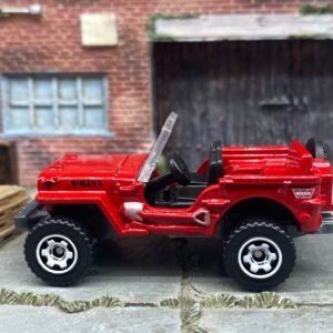 Loose Matchbox - Jeep Willys - Red