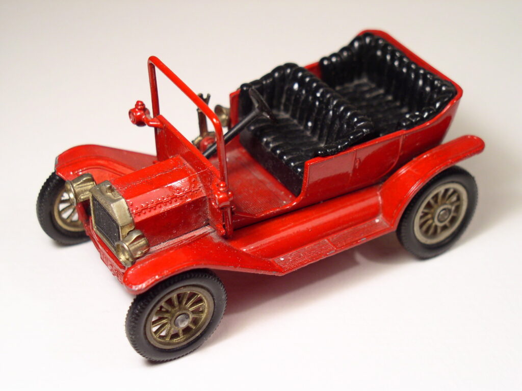 Real photo of a Matchbox Ford Model T diecast model car